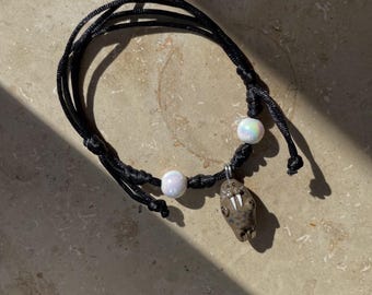 Armband med valrossberlock – handgjort av polymerlera, kawaii, sött djur