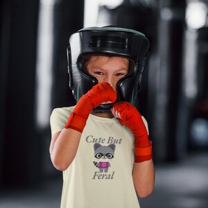 Cute But Feral Toddler Tee, Kids Cute T-Shirt, Feral Animal Lover Gift, Toddler Graphic Tee, Funny Toddler Outfit, Childrens Wear