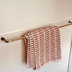 Brass Towel Rail - Handmade - Towel Rack
