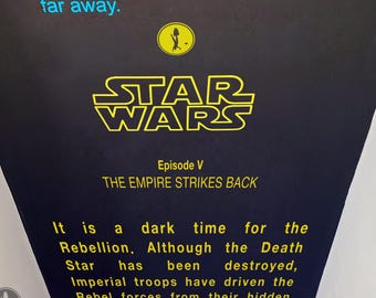 Vinilo decorativo para techo de escalera de acceso total inspirado en Star Wars: El Imperio Contraataca