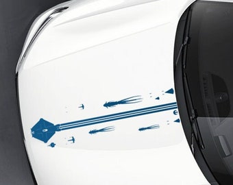 Star Wars inspired Ghost Car Decal: Rebel Squadron Vinyl Sticker