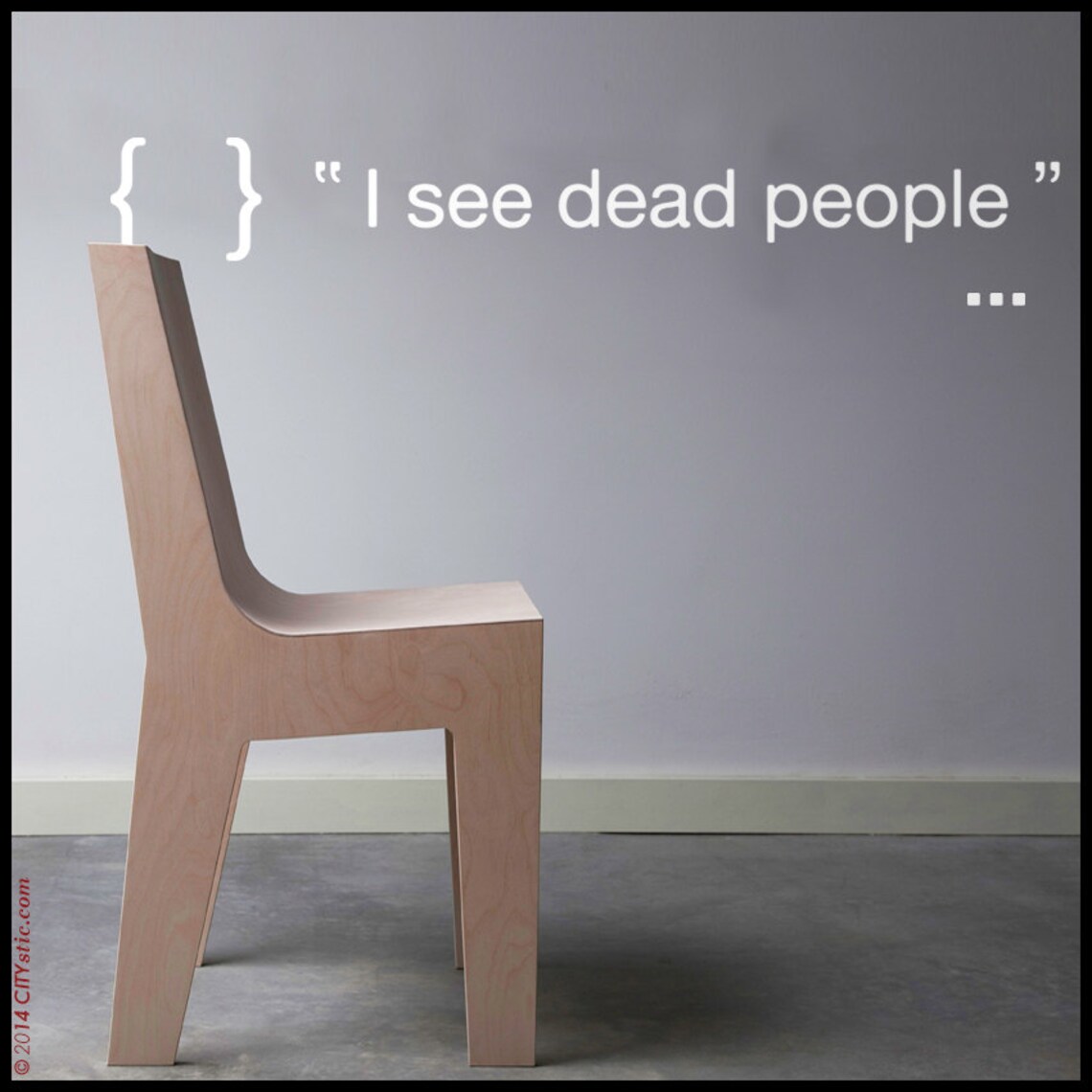 QUOTE WALL DECAL I See Dead People. as From the Movie the Etsy