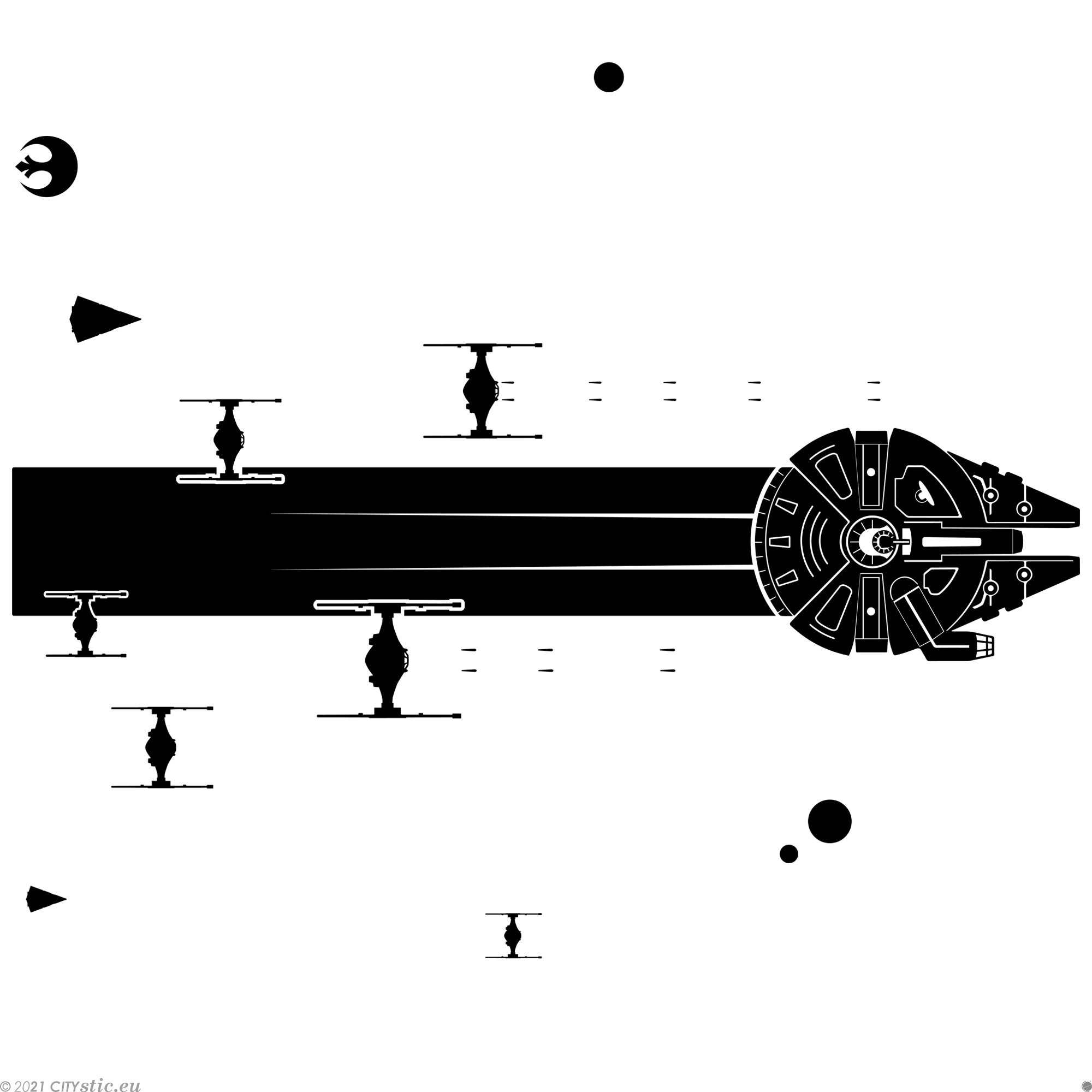 Star Wars Car Decal Falcon Car Decal Millenium Falcon Etsy Hong Kong