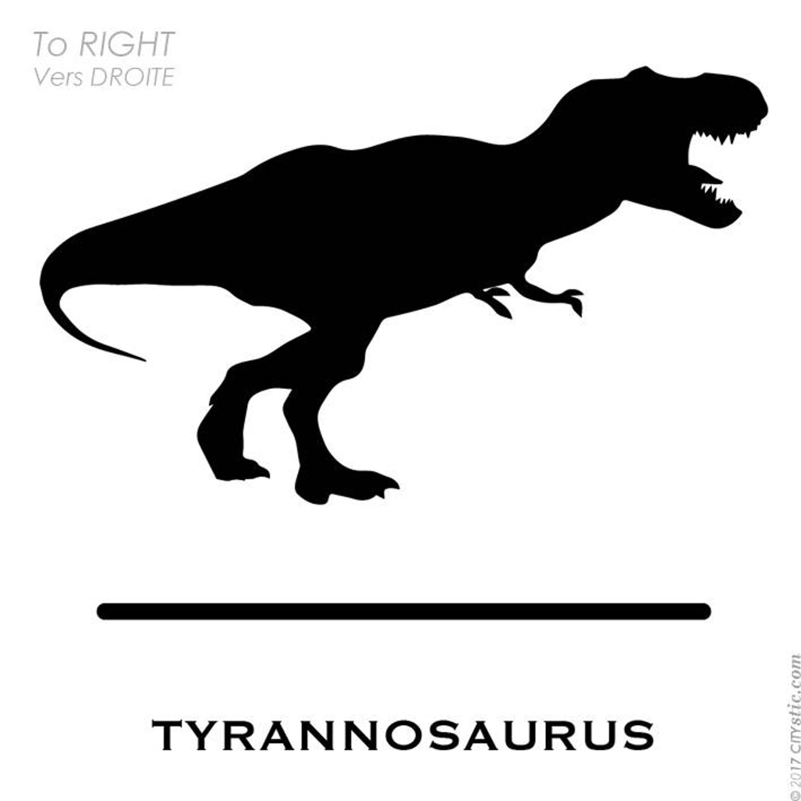 DINOSAUR WALL DECAL Trex Wall Decal / Tyrannausorus Decal Etsy