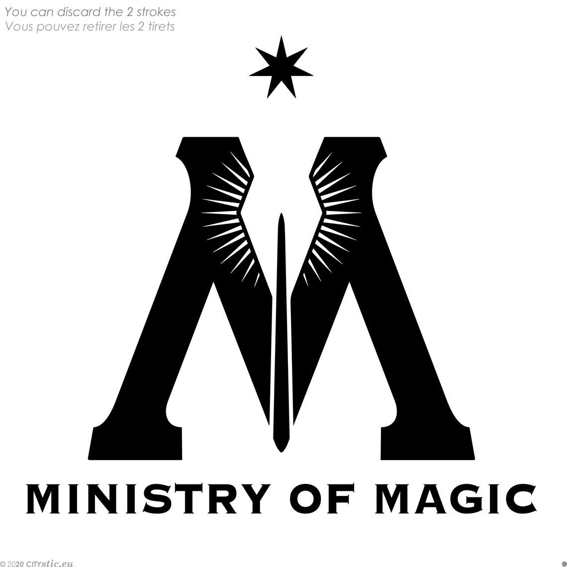 Harry Potter Ministry of Magic. Sticker Ministère de la Magie. Etsy Harry Potter Ministry of Magic. Sticker Ministère de la Magie. Etsy
