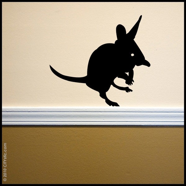ANIMAL WALL DECAL : Bilby, the Australian rodent, so cute