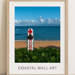 Lifeguard Surf Rescue Poster