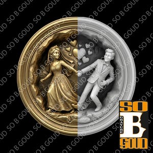 Depthmap PNG files: The bride and groom