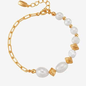 18K Gold Vermeil｜Pearl Lagoon Bracelet