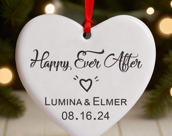 Personalized Couple Christmas Ornament 2025, Couple Ornament, Together Ornament, New Couple Keepsake, Christmas Gift For Couple