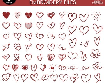 Hearts Embroidery Design bundle Mini Hearts embroidery pack Small Hearts Embroidery Love,Heart Shapes Heart bundle Embroidery,Valentines
