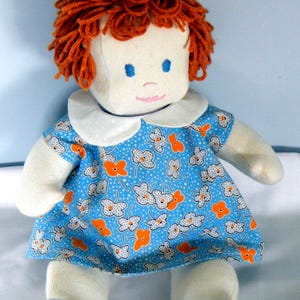 Vintage 1950's Doll Sewing Pattern: 14-Inch Doll & Clothes (PDF)