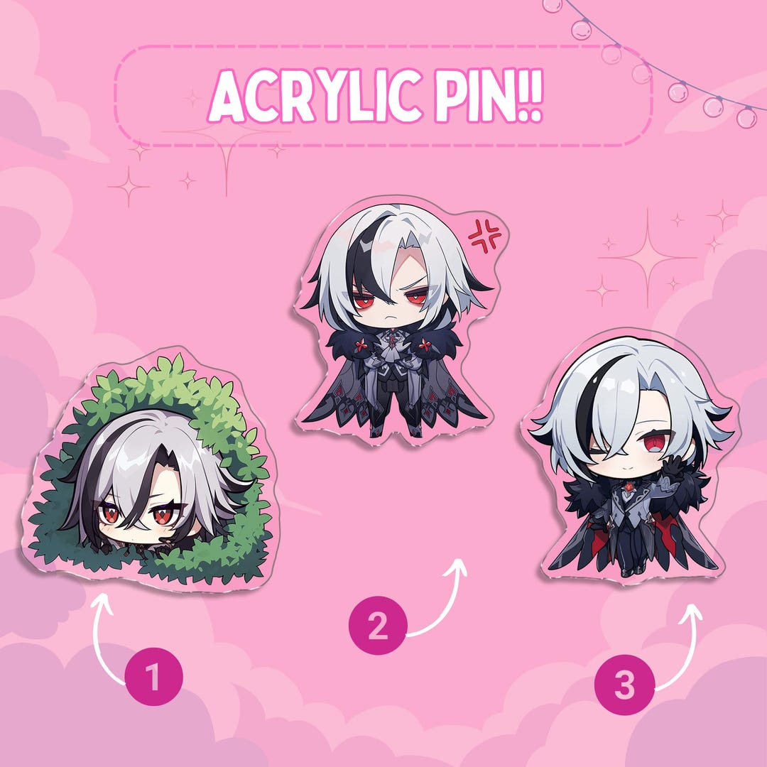 Collette Pin Anime Acrylic Pin | Cute One-sided Design | Kawaii Collectible Gift for ...
