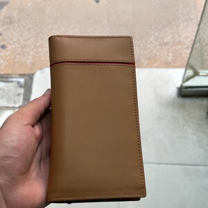 Cartera de cuero de lujo - Con cuero auténtico, regalo para él