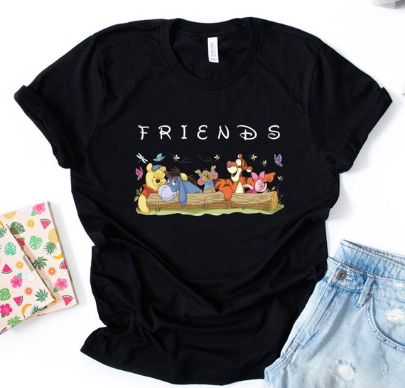 Winnie the Pooh Friends T-shirt Disney Friends Shirt Bear | Etsy