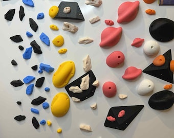 Mini Climbing Holds for Fridge Magnet - Gifts for Rock Climbers Boulderers