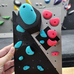 DIY Mini Bouldering Wall bundle - Desk Toy Perfect Gift for Rock Climbers/Boulderers