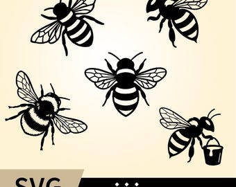 cricut svg、シルエット svg、svg カット ファイル、ミツバチ svg、ハチのシルエット png、養蜂家 svg 蜂のカッティング ファイル、ハートを持った蜂のデジタル ダウンロード
