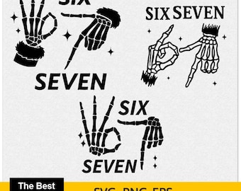 6767ミーム、面白い骸骨の手SVG、面白いハロウィーンの骨のクリップアート、不気味な頭蓋骨の昇華デザイン