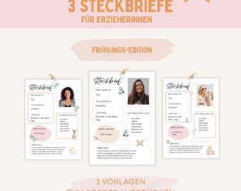 Educator profile | Kindergarten profile | Daycare profile template | Nursery, daycare, childminder | Daycare profile PDF | Daycare portfolio