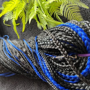 Set of 55DE braids with curly