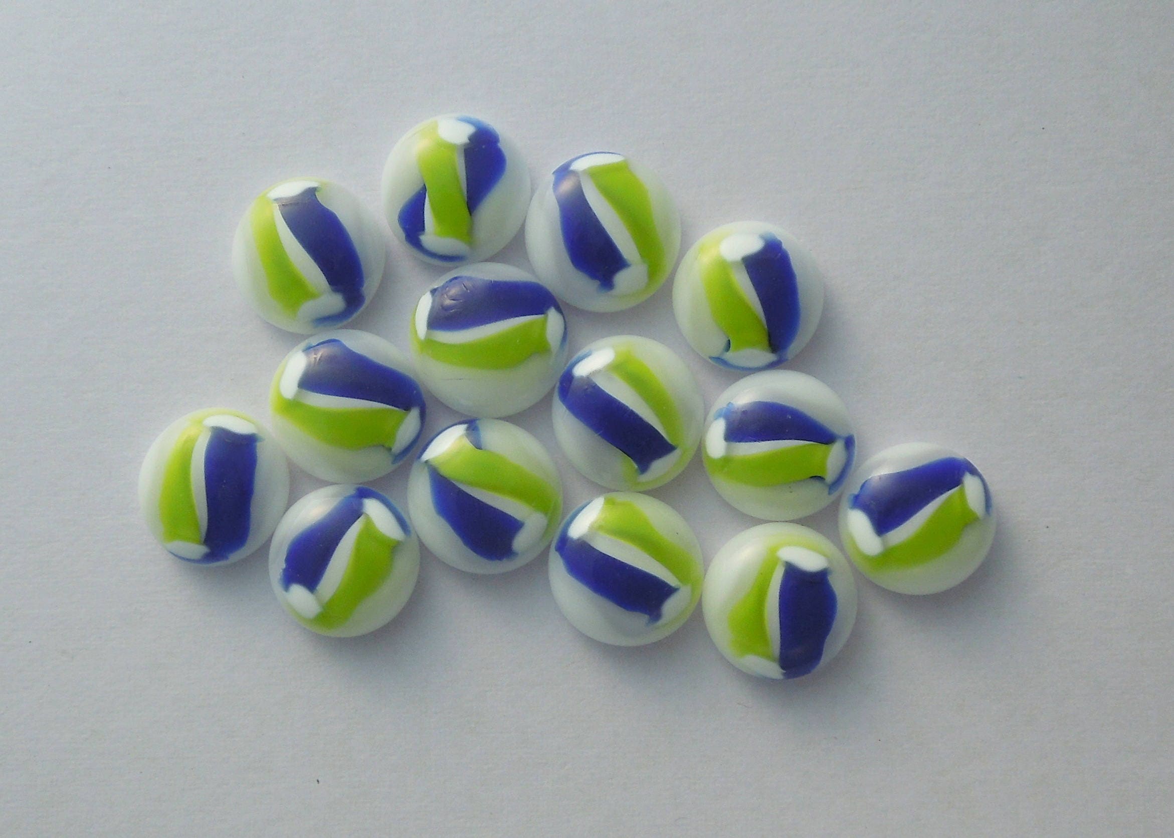 Seahawk Beads Fused Glass Beads Lampwork Beads Fused Etsy