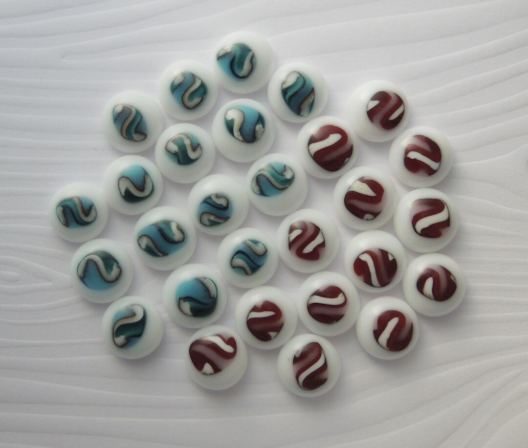 Fused Glass Beads Fused Glass Small Beads Jewelry Findings Lampwork