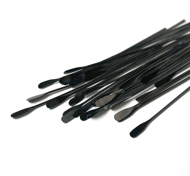 gunmetal paddle pins 2 inch. dark metal head pins. 22 gauge jewelry finding. 80 pieces 1087FD image 1