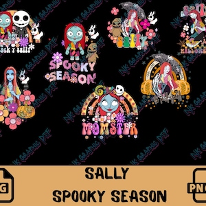 SALLY Spooky Season-PNG-Halloween
