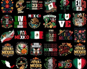 170+ Viva Mexico PNG Bundle / Mexican Culture Fiesta/ Cinco de Mayo Digital Download
