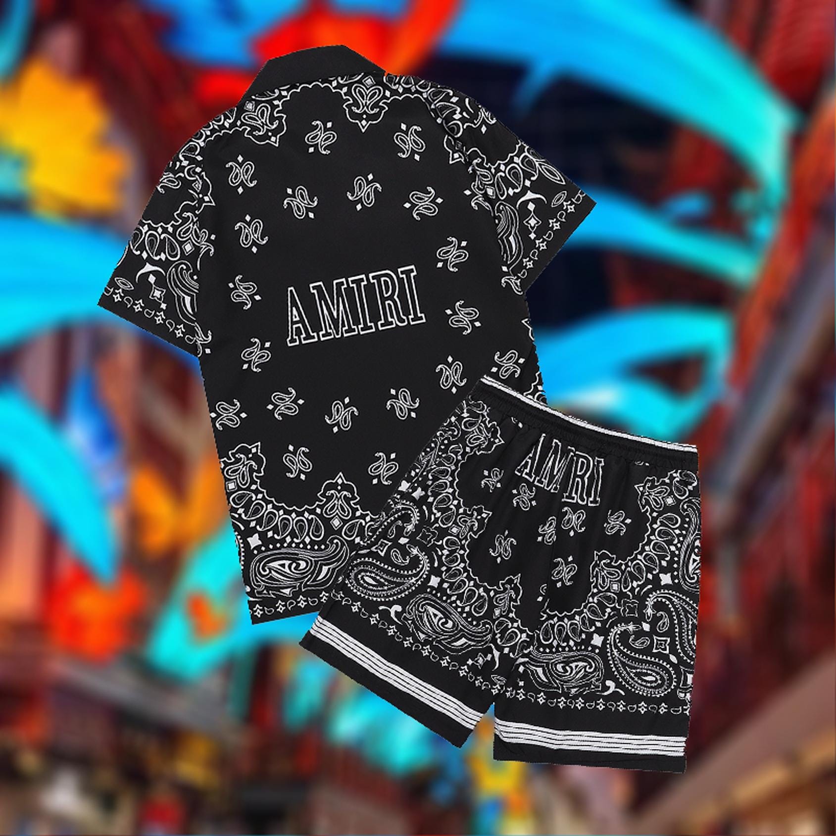 関税送料込み【AMIRI】クアッドロゴ刺繍 セットアップ 上下set★ 210.jpg