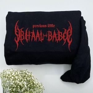 Bhaal Babe BG3 Embroidered Sweatshirt, Baldur&#39;s Gate 3 Bhaal Spawn Hoodie, Dark Urge BG3 Shirt, Gift for gamer, BG3 Astarion Fan Apparel