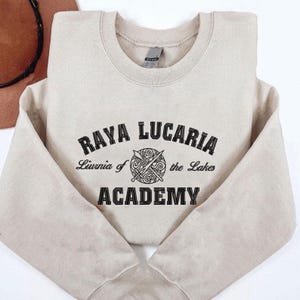 Elden Ring Raya Lucaria Academy Embroidered Sweatshirt And Hoodie, Unique Handmade Gift for Gamers, Cozy Elden Ring Apparel