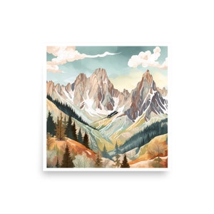 Art Print, Rocky Mountain National Park, Colorado Landscape, Nature-Inspired Decor