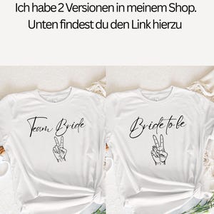 junggesellenabschied, braut tshirt, brautgeschenk, jga tshirt damen, junggesellinnen, jga frauen hochzeit, bride to be, jga party image 3