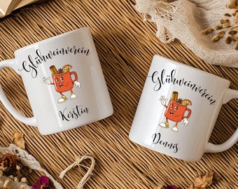 Personalized mulled wine mug with name | Christmas mug "Mulled Wine Club" | Christmas market gift | Secret Santa gift