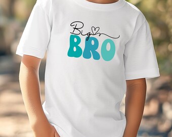 Du wirst großer Bruder Shirt | Personalisiertes Kinder T-Shirt zur Schwangerschaftsverkündung