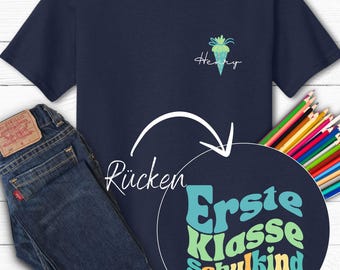 schulkind shirt, einschulung geschenk, schulanfang t-shirt, schulanfang geschenk, schulkind t shirt personalisiert, schulkind 2025 t-shirt