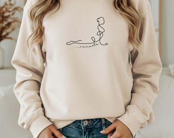 bluza do jogi damen, namaste, joga, joga geschenke, joga kleidung, strój do jogi, koszulka do jogi, geschenk, freundin geschenke, Spirituell, Pulli