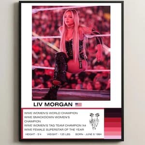 Liv Morgan WWE Poster Digitaldruck