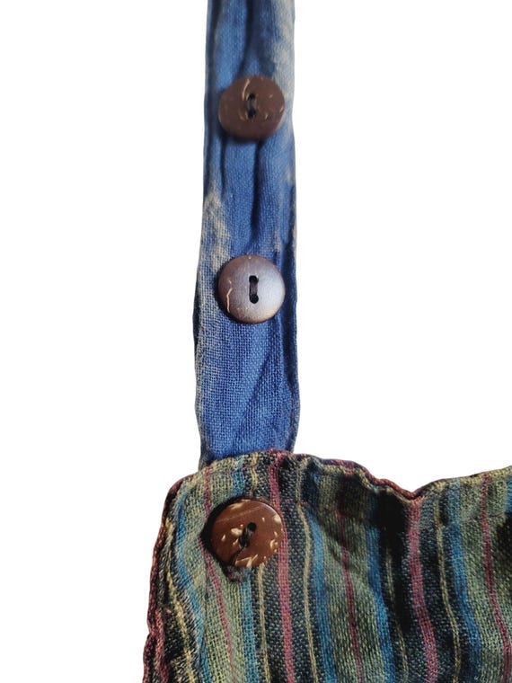 Handcrafted Cotton Patchwork Overalls: Boho Hippi… - image 7