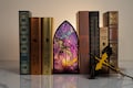 Dragon Guarded Library Book Nook - Dragon Library Sign | 3D Bookshelf Sign | Fantasy Book Lover & Reader Gift (No Candle Included) product logo