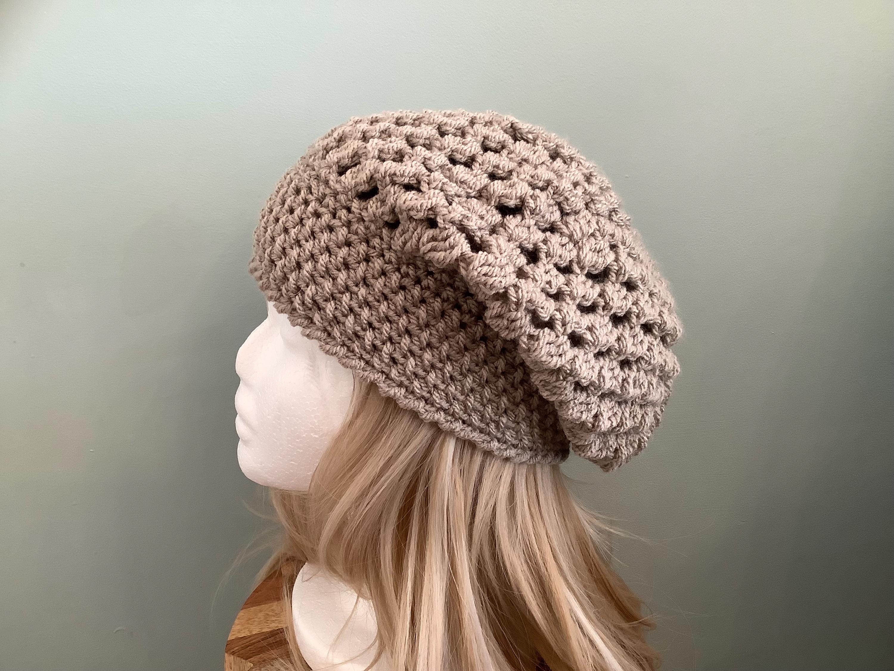 cappello uomo donna fatto a mano all'uncinetto in lana a righe - Uo... | su