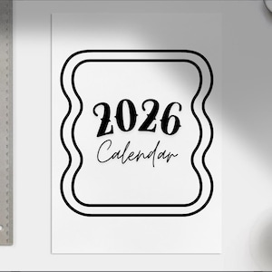 Modelo de calendário 2026