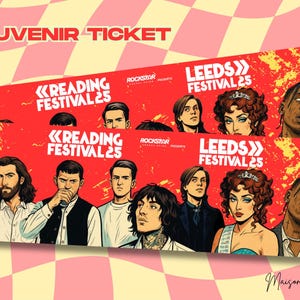Reading & Leeds Ticket, Erinnerungsstücke | Perfektes Geschenk!
