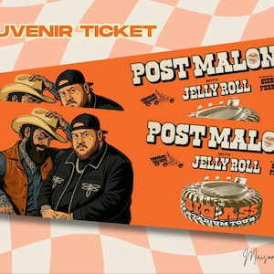 Post Malone Tickets, Erinnerungsstücke | Perfektes Geschenk!