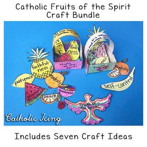 The Twelve Fruits of The Holy Spirit Charm Set - Enamel Fruit Pendants in Gold - Galatians 5:22-23