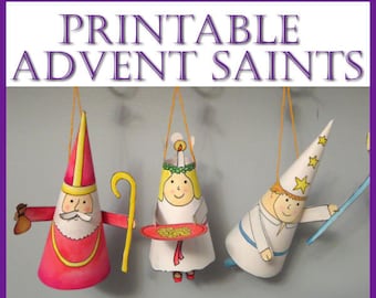 Advent Saints Printable Ornaments Craft