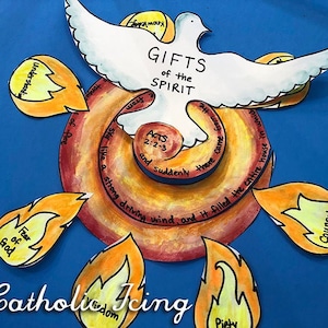 Seven Gifts of the Holy Spirit Mobile Craft