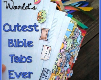 The World's Cutest Bible Tabs Ever (for Catholic and Protestant Bibles)